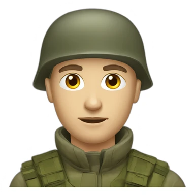 Russian soldier in Ukraine sticker