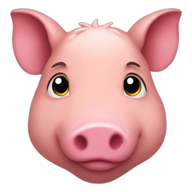 Cerdito corazon sticker