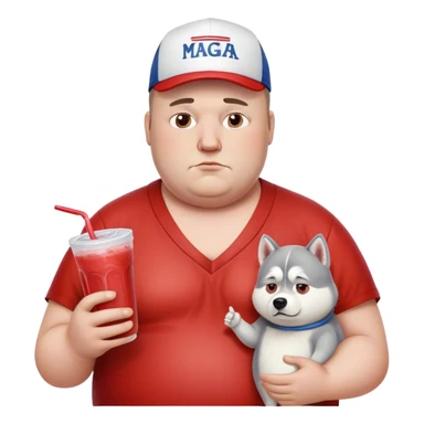 My friend Xeric , he is fat and balding, his hair is thinning in the temples, he gambles all the time, his nipples look like pepperoni, drinks a surgery drink that he thinks is coffee, loves Trump (MAGA), lost a lot of money recently, had a husky  sticker