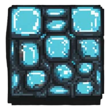 minecraft diamond ore block sticker