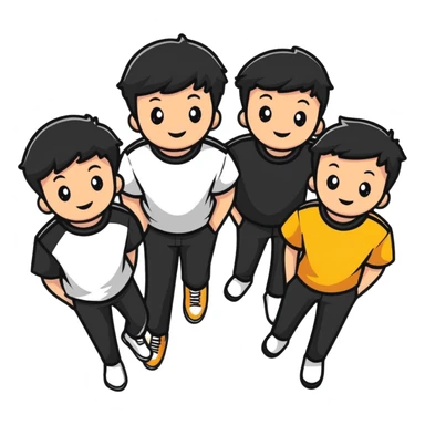 Mother’s Day boys  sticker