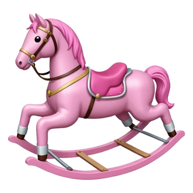 pink Rocking Horse sticker