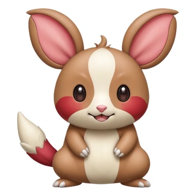 Teddiursa-Minccino-Spinda-Pokémon-fusion  sticker