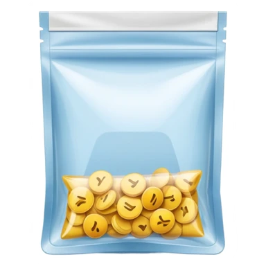 empty ziplock bag sticker