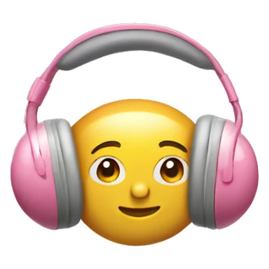 Air max headphones with pink bow sticker