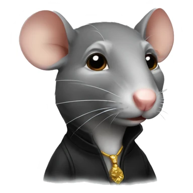 Sophisticated rat sticker