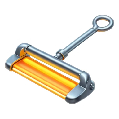 hot metal rod, iron,  sticker