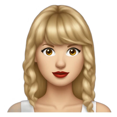 Taylor swift wearing a cloen nose sticker