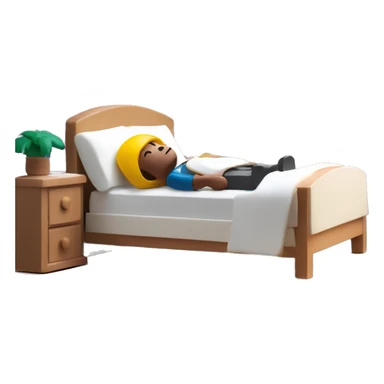 Playmobil qui dort sticker