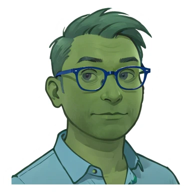 realistic portrait of a man sticker