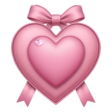 sakura heart with a velvet ribbon sticker