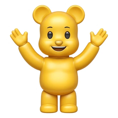 joy emoji bearbrick sticker