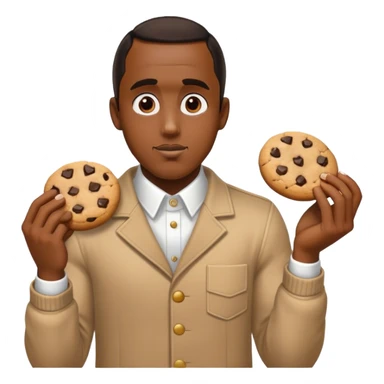 Diddy serving cookies sticker