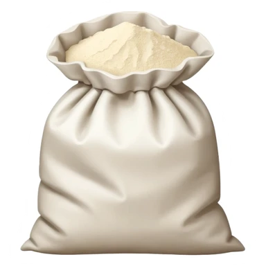 open bag of flour sticker