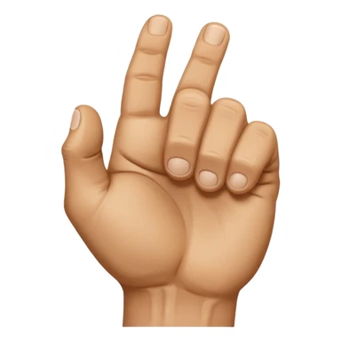 vack of veiny fist rearview sticker