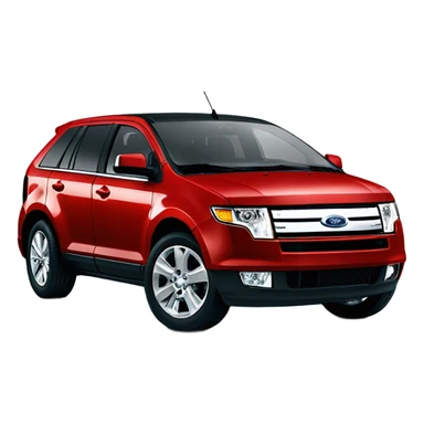 Ford edge red 2010 sticker