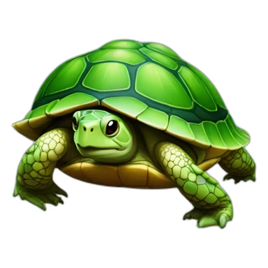 Tortue sur grenouille géante sticker