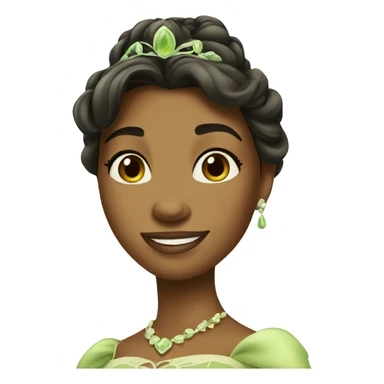 Tiana princess sticker