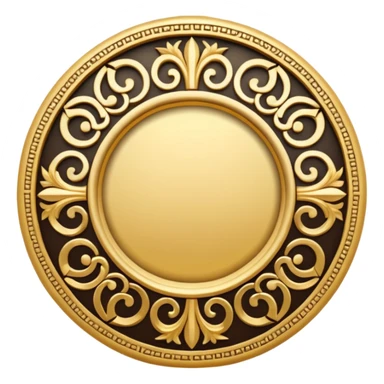 The name of God is repeated in the shape of a circle. sticker