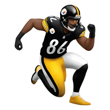 Steelers stepping on a raven sticker