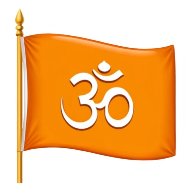 Hindu flag sticker