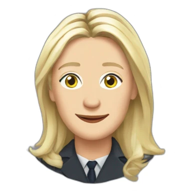 France Marine Lepen political sticker