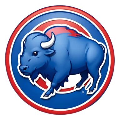 Buffalo bills logo sticker