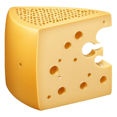 grating Parmigiano cheese, no holes sticker