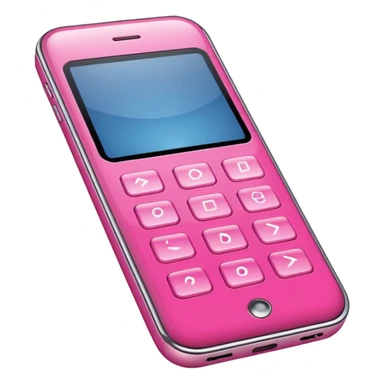 Pink Cell phone sticker