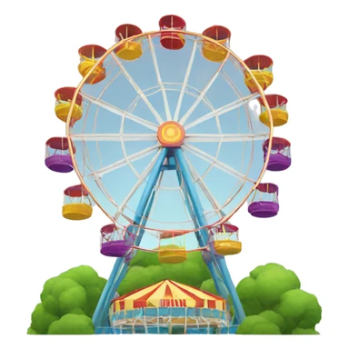 Ferris wheel sticker