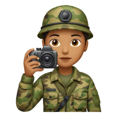 
wildlife photographer, camouflage clothe sticker