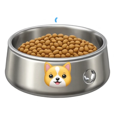 food bowl for pet sticker