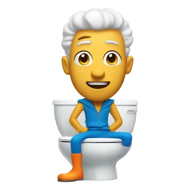 Sigma skibidi toilet sticker