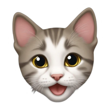 The kitten my girlfriend loves sticker