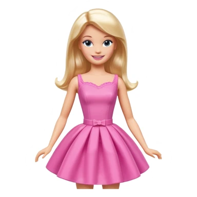 barbie toy sticker