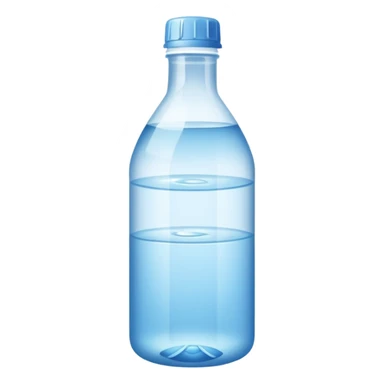 bottle of water upside down sticker