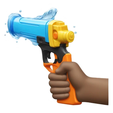 Water Gun shooting  sticker