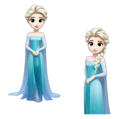 Elsa ice magical ice powers sticker