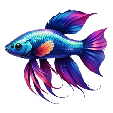 betta fish sticker