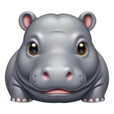 A Pygmy hippo  sticker