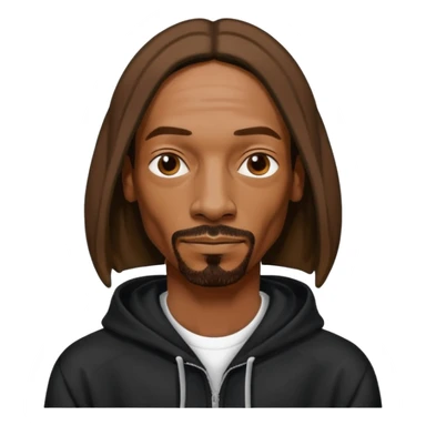 snoop dogg with black hoodie sticker