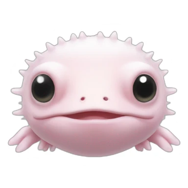 Baby Axolotl Face sticker