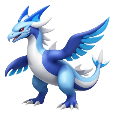 Lugia-Kyogre-Zeraora-Reshiram-Latios-fusion-creature (full body) sticker