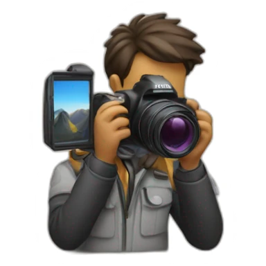 Photographer takin a pic sticker