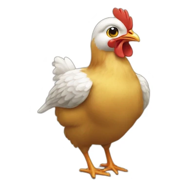 un poussin sticker