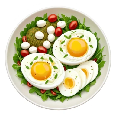 Egg, Labneh and Sumac Salad Bowls
 sticker