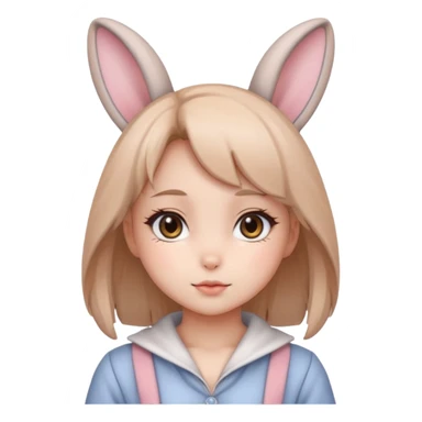 Bunny girl anime sticker