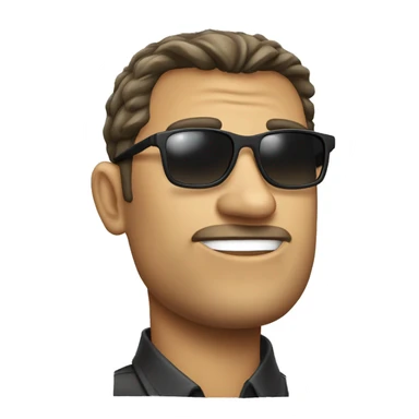 FBI agent sunglasses sticker