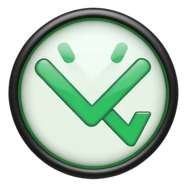 Add a bold green checkmark icon on the emoji and clearly display the word 'Checking on it' across the center in large, white, modern font. Clean background, soft shadow, vibrant colors, minimal and professional design. sticker