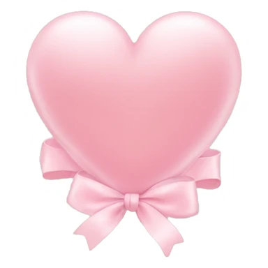 light pink heart with light pink bow add text “I’m just a girl” over the heart sticker